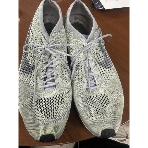 Nike Flyknit Racer Pistachio 2017 ~ Men's Size 12 ~ 526628-103 - Picture 3 of 7
